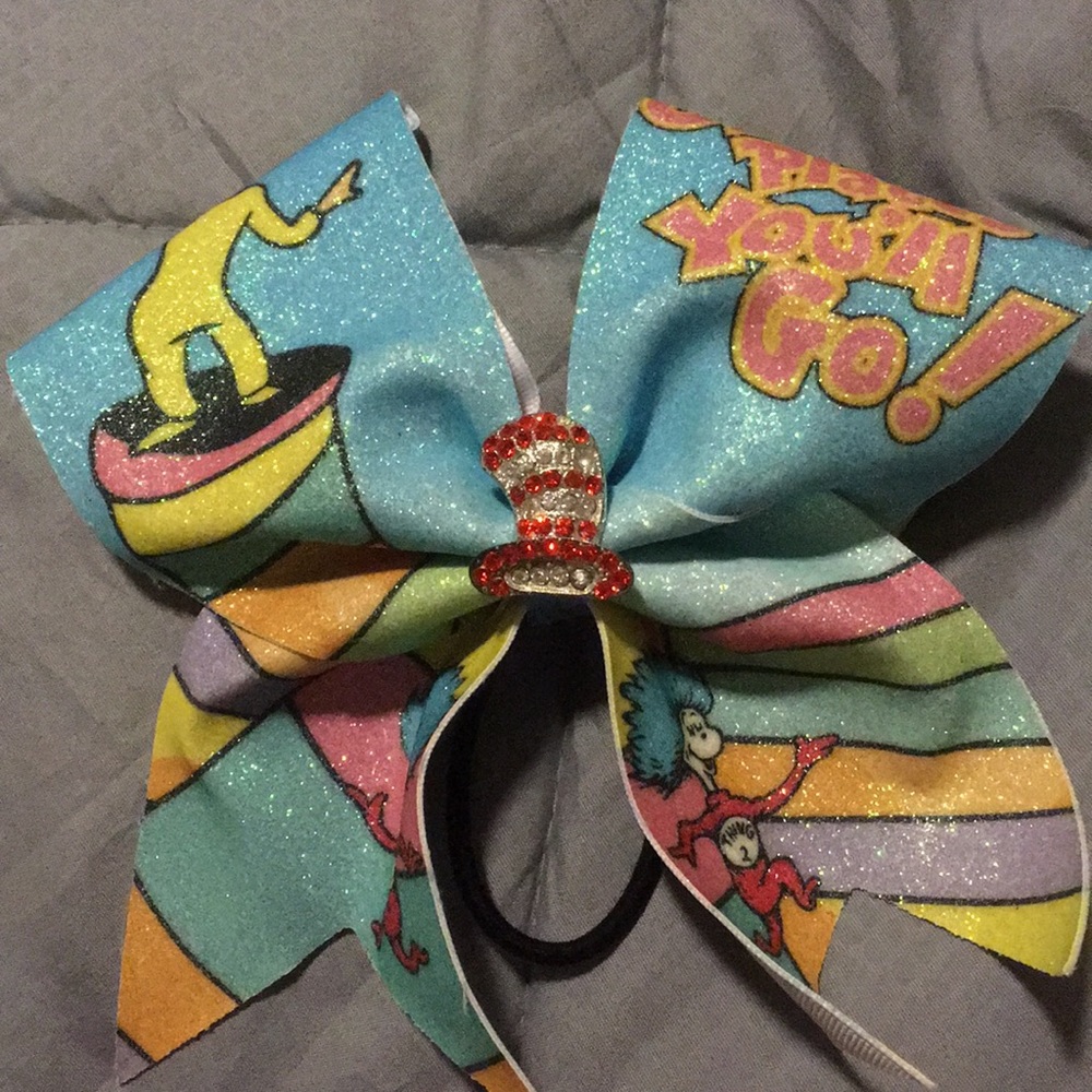 Dr. Seuss Cheer Bow